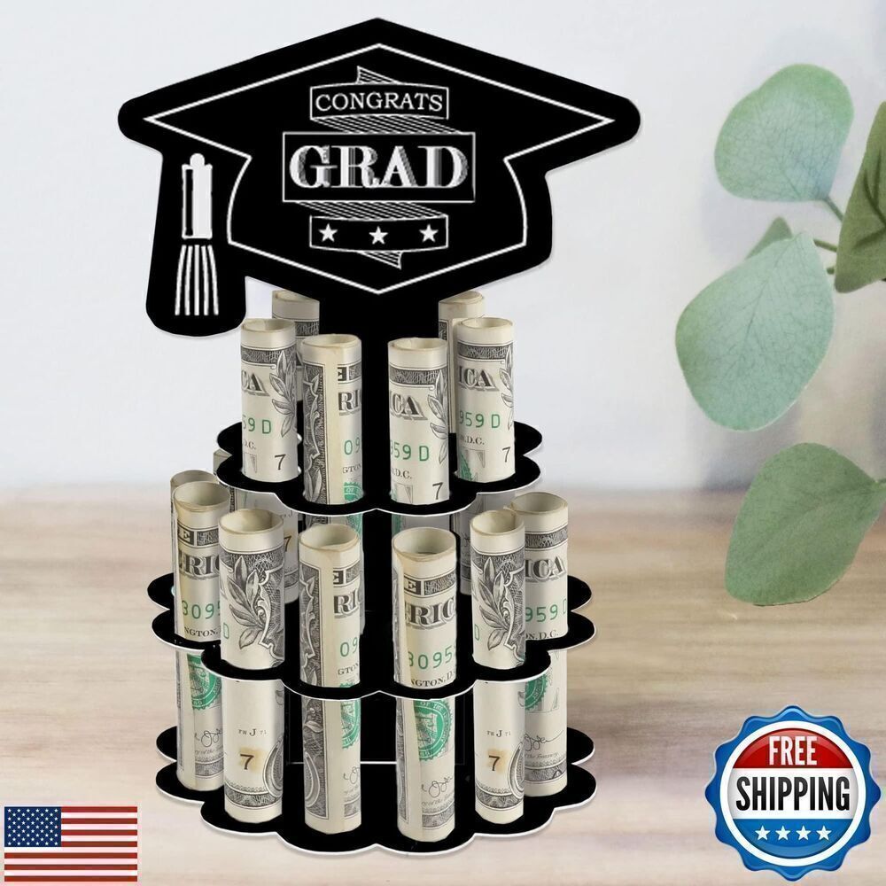 Graduation Money Gift Holder Graduation Cheers Grad Party Cash Display New